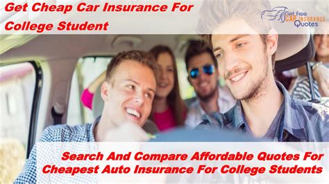 car insurance plans for college students