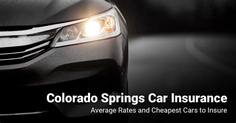 car insurance quotes colorado springs cost