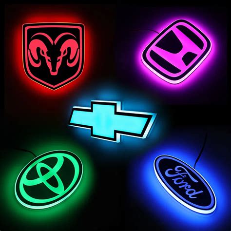 Car Logo Light Emblem