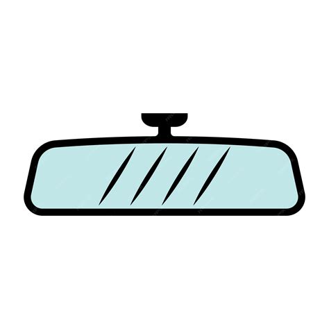 Car Mirror Vector