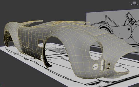 car modeling in 3ds max