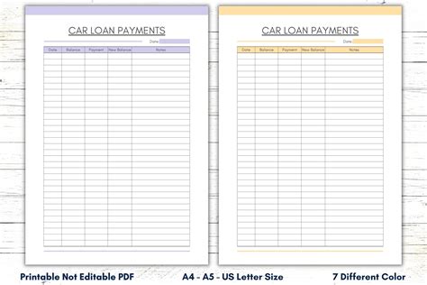 Car Payment Tracker