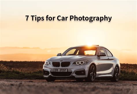 Car photography tips