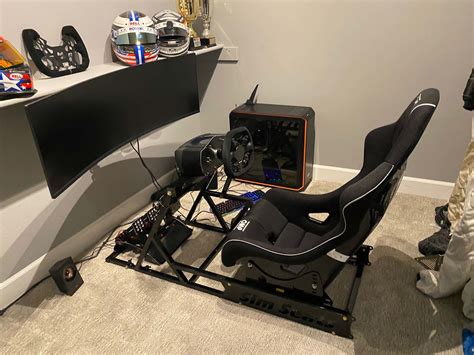 car racing simulator setup