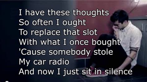 car radio lyrics twenty one pilots