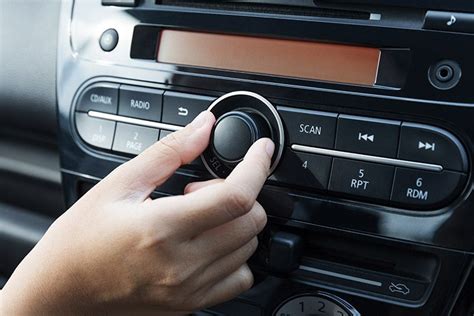 Car radio volume