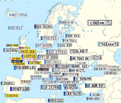 car registration country codes