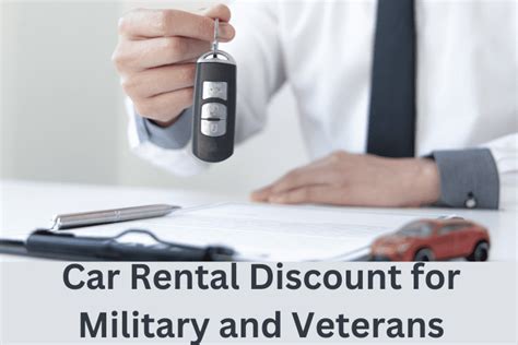 car rental discounts for veterans