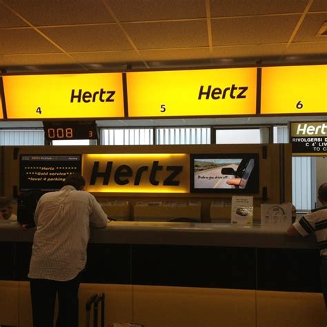car rental fco airport hertz