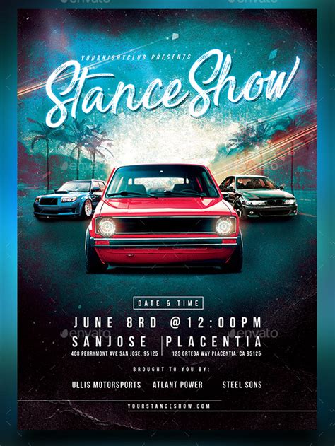 car show flyer template