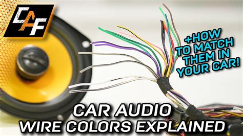 Car Speaker Wiring Colors