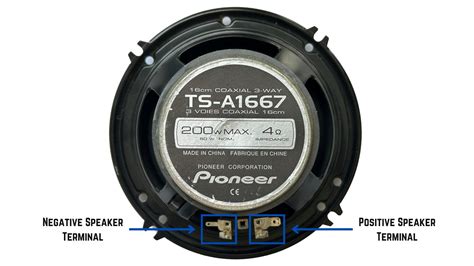 Car Speakers Which Terminal Is Positive