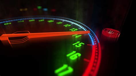 Car Speedometer Acceleration