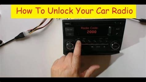 Car Stereo Code Unlock
