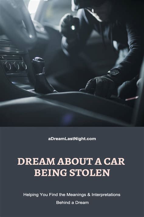 car stolen dream violation