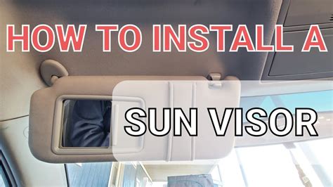 Car Sun Shade Installation