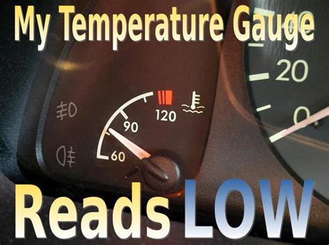 Car Thermometer Reading Low