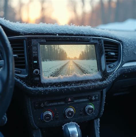 Car Touch Screen Frozen