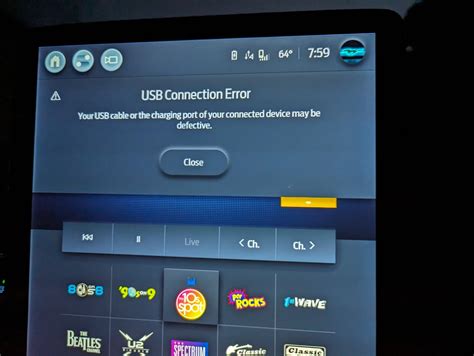 Car Usb Connection Error