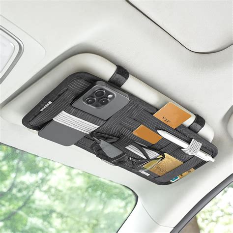 car visor organiser