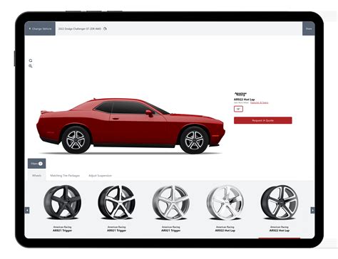 Car Wheel Visualizer App