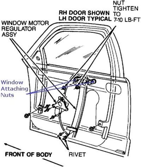 Car Window Assembly Diagram