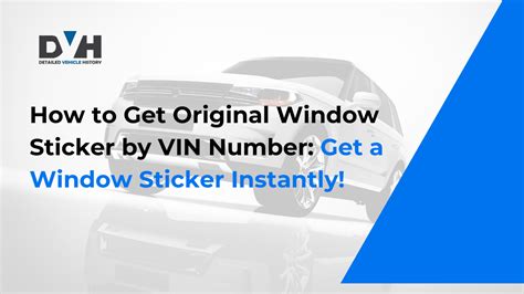 Car Window Sticker Vin