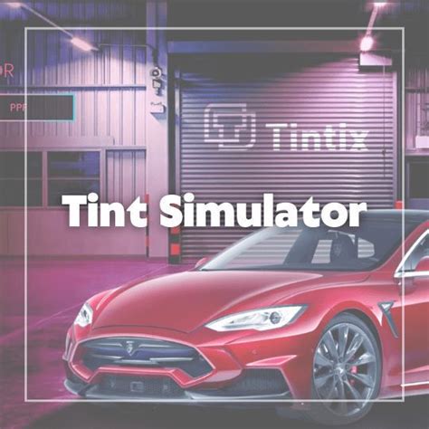 Car Window Tint Simulator