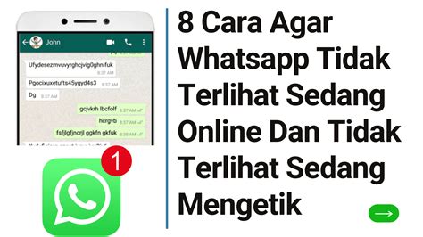 Tips Mudah Agar Whatsapp Tidak Terlihat Online