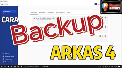 ARKAS CARA BACKUP DATABASE YouTube