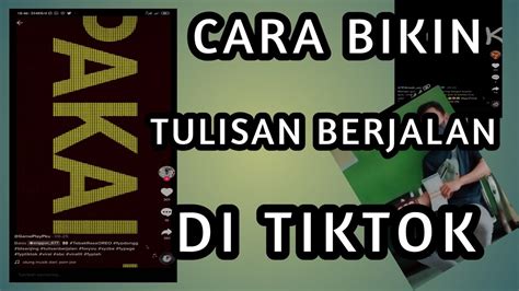 Cara Download Video TikTok Tanpa Watermark/ Logo Tulisan TikTok Tanpa