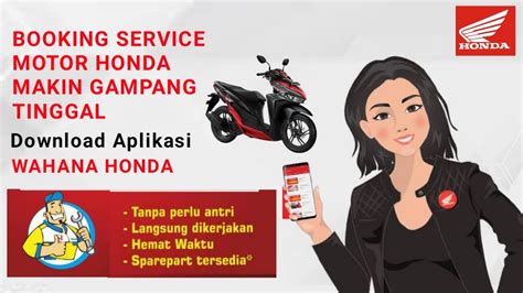 Cara Booking Service Motor Honda