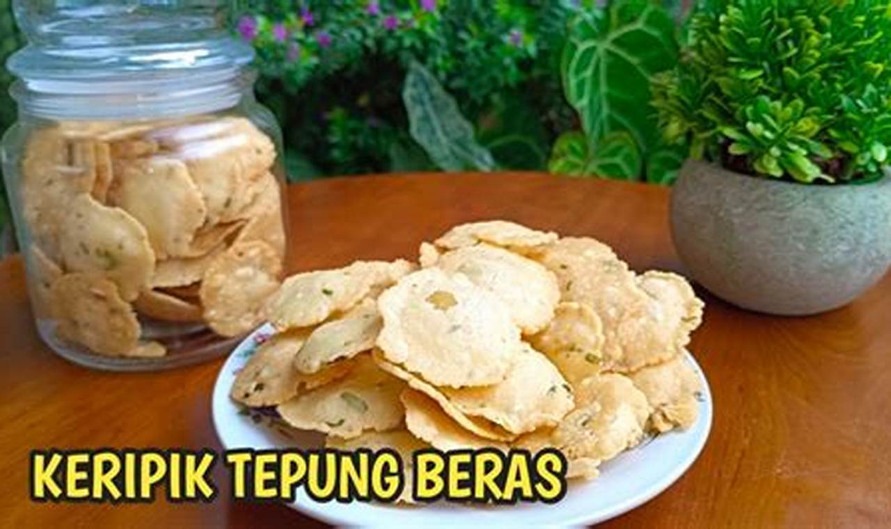 Rahasia Baru Bikin Cemilan Tepung Beras yang Bikin Nagih!