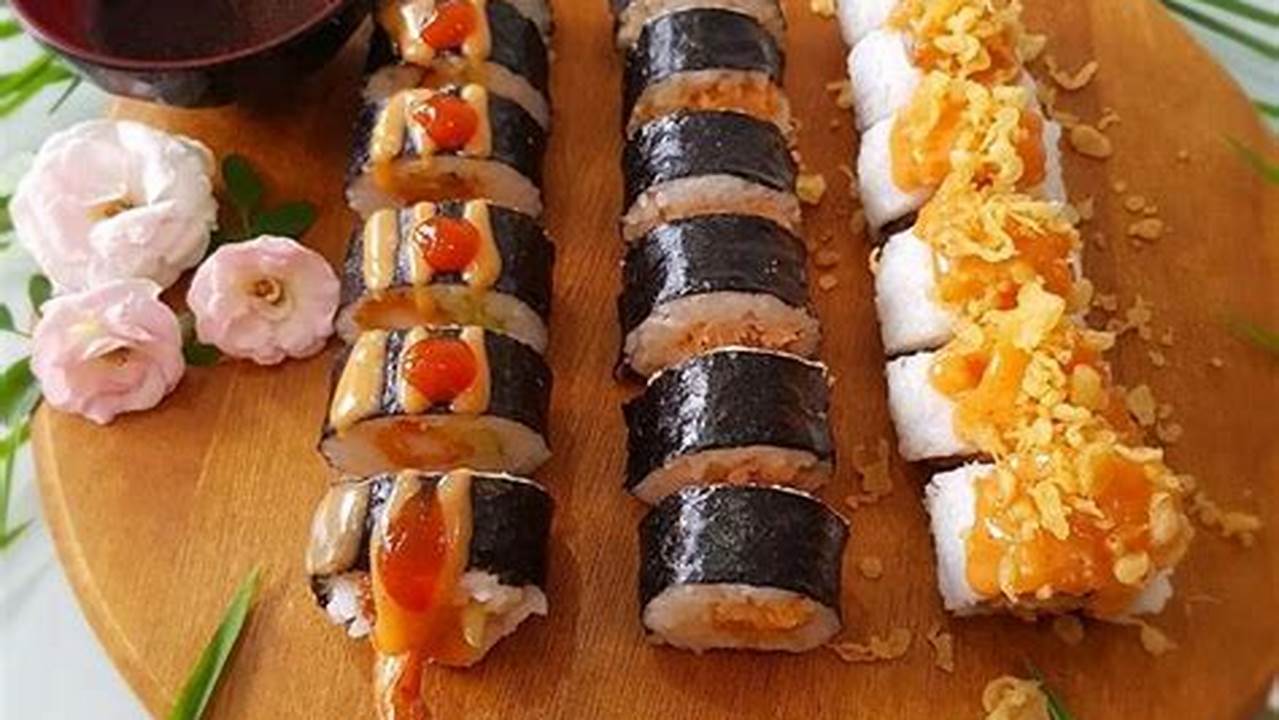 Rahasia Sushi Mentai Rumahan yang Bikin Ketagihan, Dijamin Nagih!