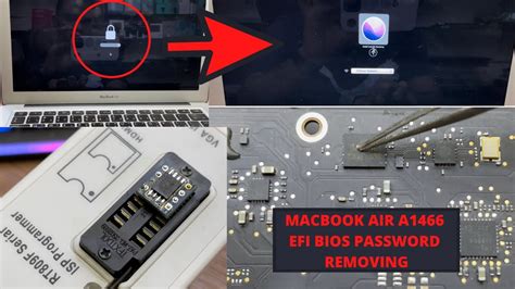 Unlock and Bypass EFI Password Macbook Air A1466 2014 Reprogram The chip Bios System Lock YouTube