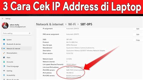 Cara Cek IP Address Laptop / PC, Wifi, HP dan Modem Lewat CMD