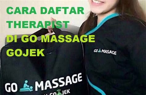 Cara Daftar Go Massage Di Gojek