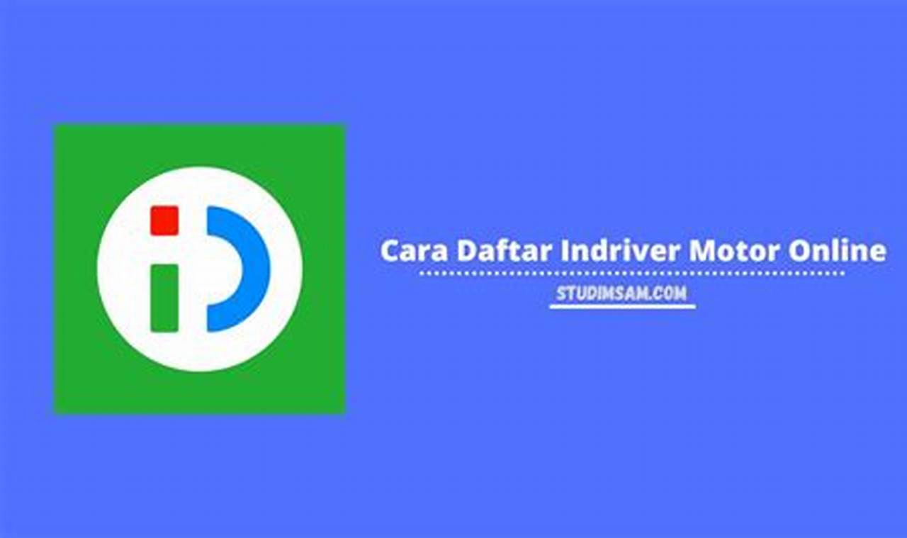 cara daftar indriver motor online