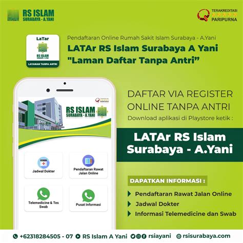 Cara Daftar Online Rsi Ahmad Yani Surabaya