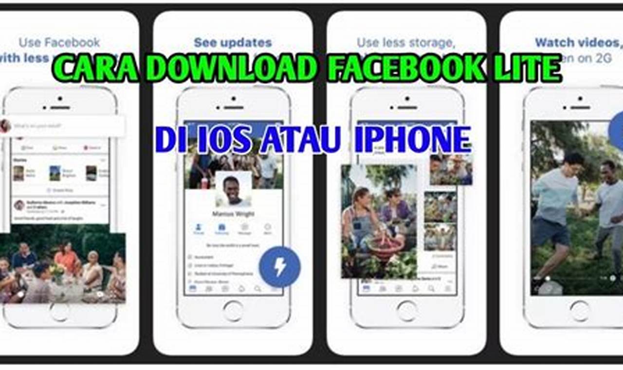 Langkah Praktis Download FB Lite di iPhone, Hemat Memori dan Kuota