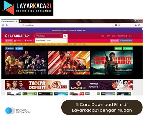 Cara Download Film di Layarkaca21 lewat HP Android dan PC