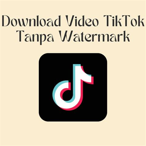 √ 7 Cara Download Video Tiktok Tanpa Watermark di Telegram