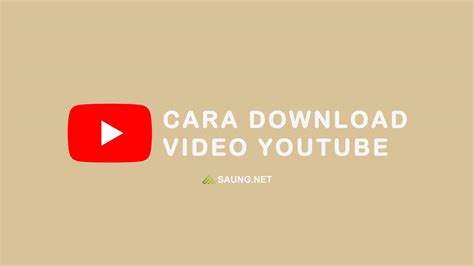 Cara Download Video dari YouTube Simpan ke Galeri