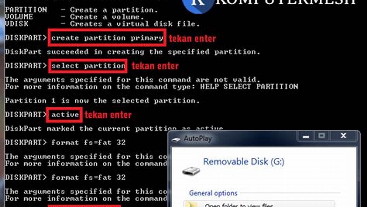 Cara Format Flashdisk Lewat CMD Windows 7: Panduan Lengkap