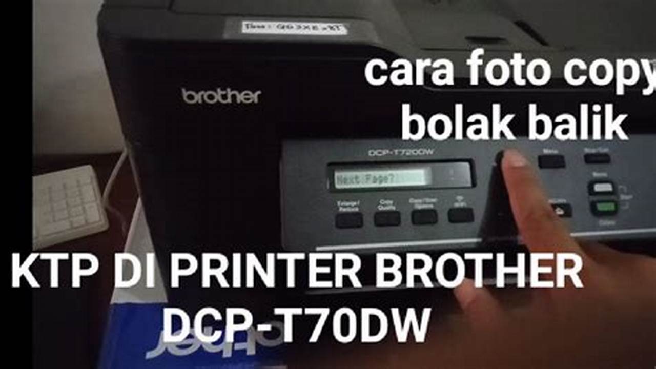 Rahasia Cara Fotokopi Bolak-Balik di Printer Brother