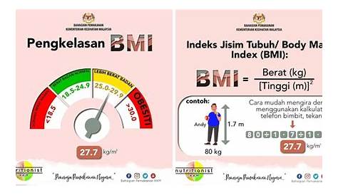 Cara Kira BMI (Body Mass Index) dan Online BMI Calculator | Nadz.my