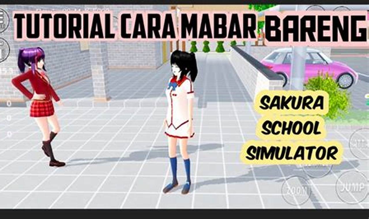 cara mabar sakura school simulator