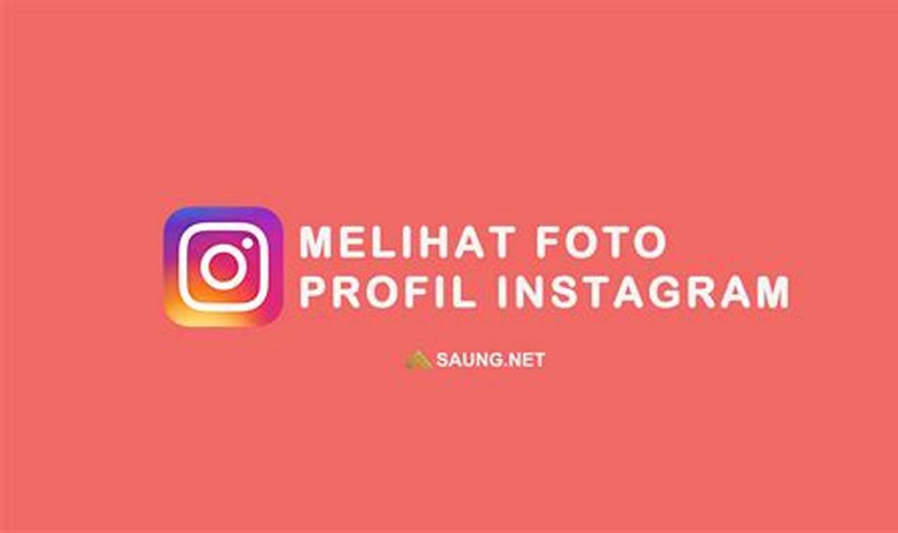 Cara Melihat Foto Profil Instagram Tanpa Aplikasi
