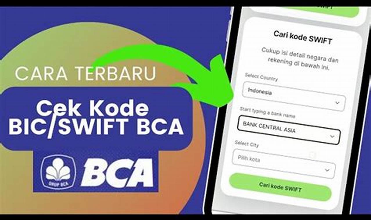 Cara Praktis Melihat Kode SWIFT Bank BCA dalam Transaksi Internasional