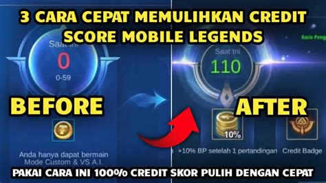 Cara Melihat Skor Kredit Mobile Legends (ML) Esportsku